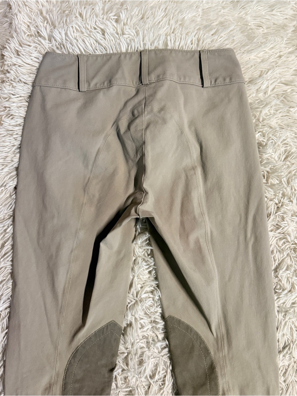 Women’s Size 24L Tan Tailored Sportsman Knee Patch Horseback Riding Breeches - Picture 5 of 7